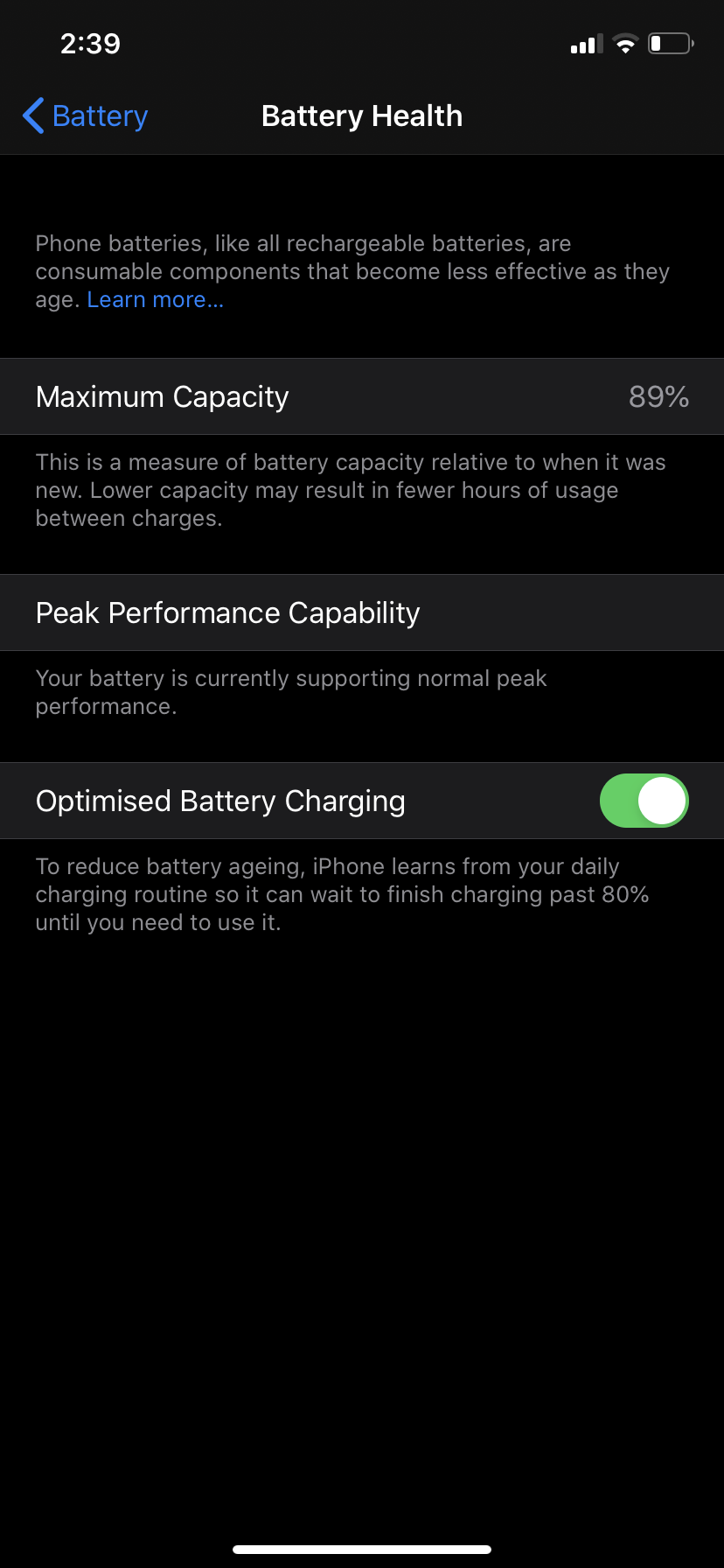 Battery Health Issue Apple Community
