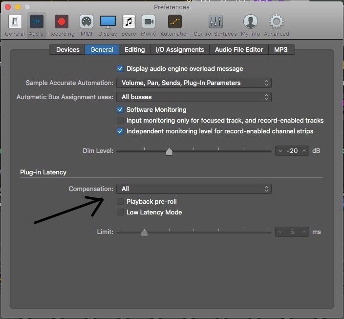 Logic Latency Ug Apple Community