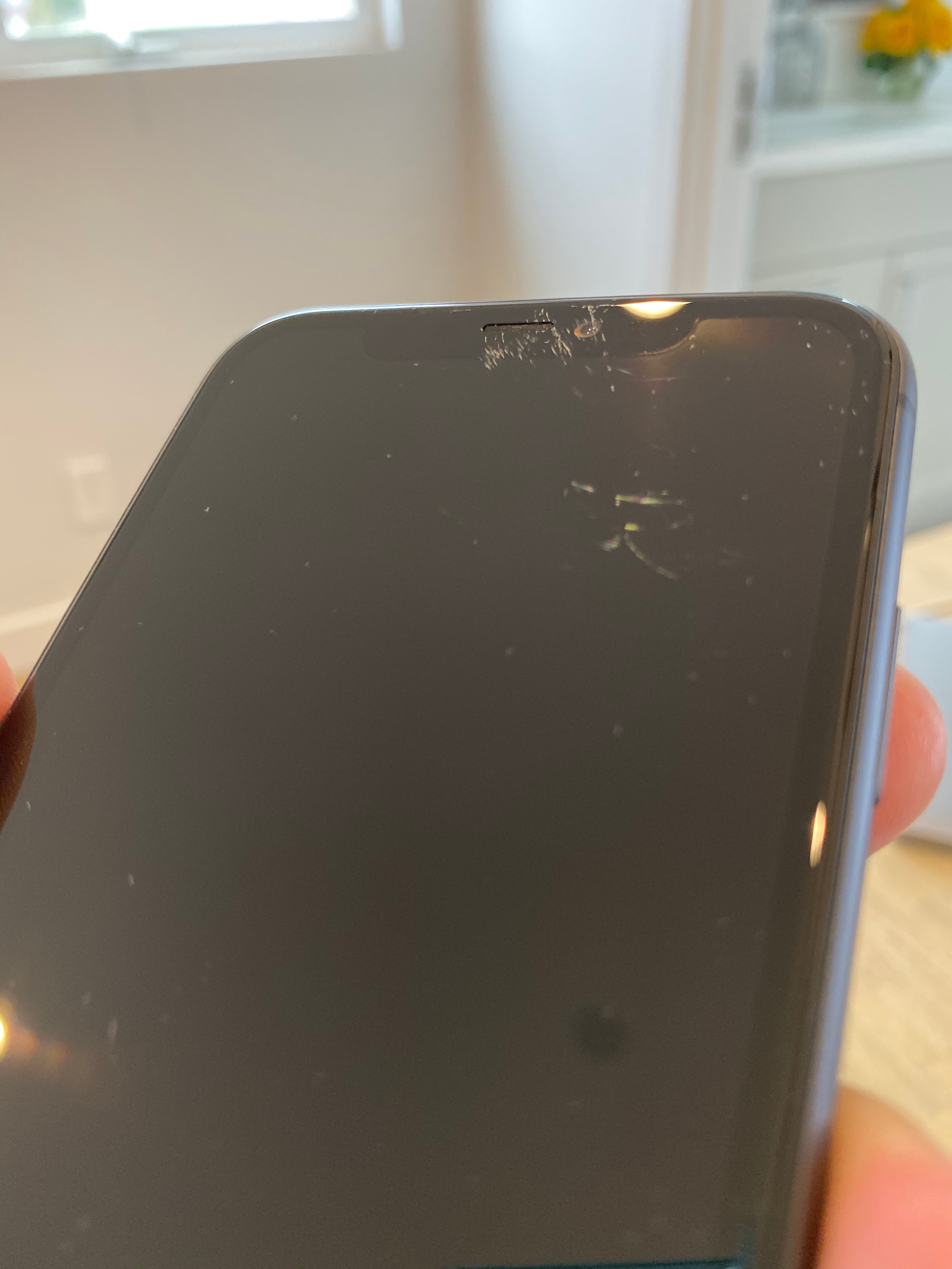 Do iPhone screen scratches go away?