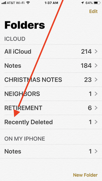 comment récupérer ses notes apple