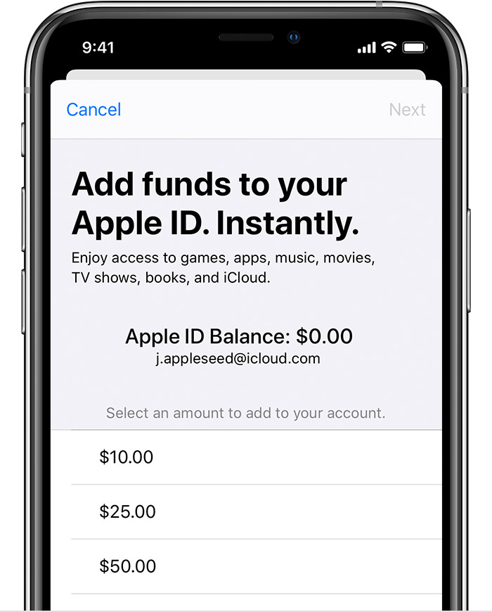 Add funds to Apple ID not working as anym… Apple Community