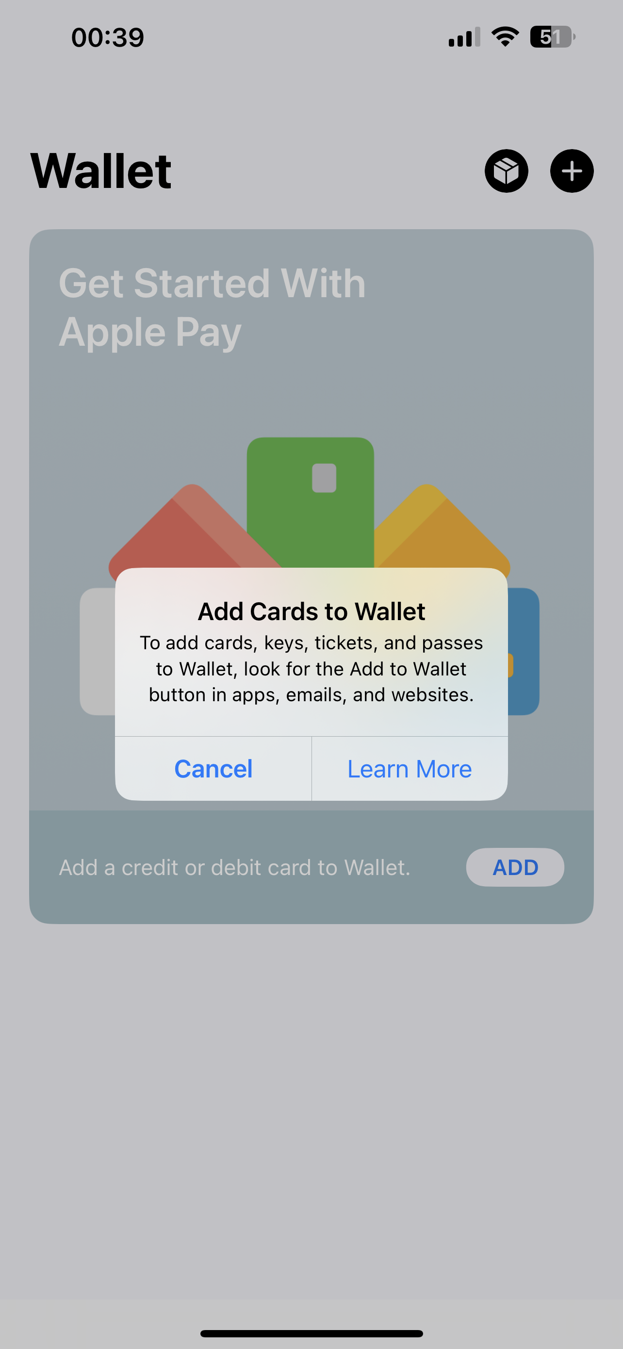 Why I Can Add Apple Pay To My Phone Apple Community