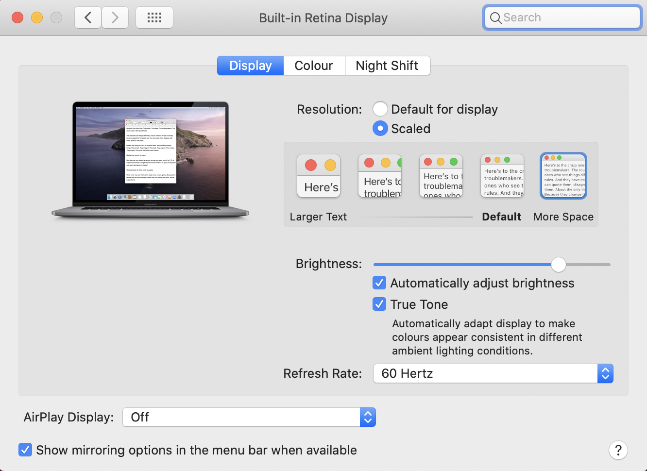 Apple macbook resolution xeon w3550
