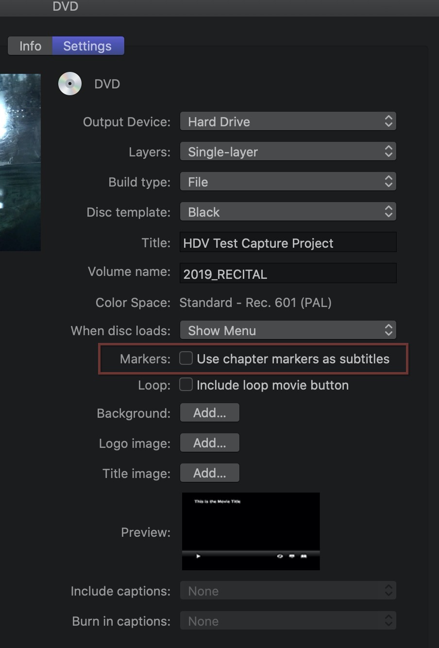 Chapter Markers in FCPX Apple Community