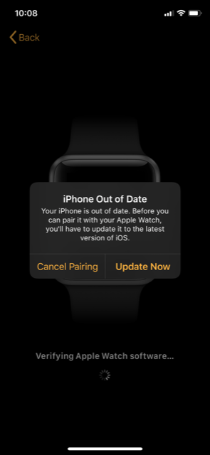 iphone x 13.6.1 Apple Watch S3 set up fai… - Apple Community