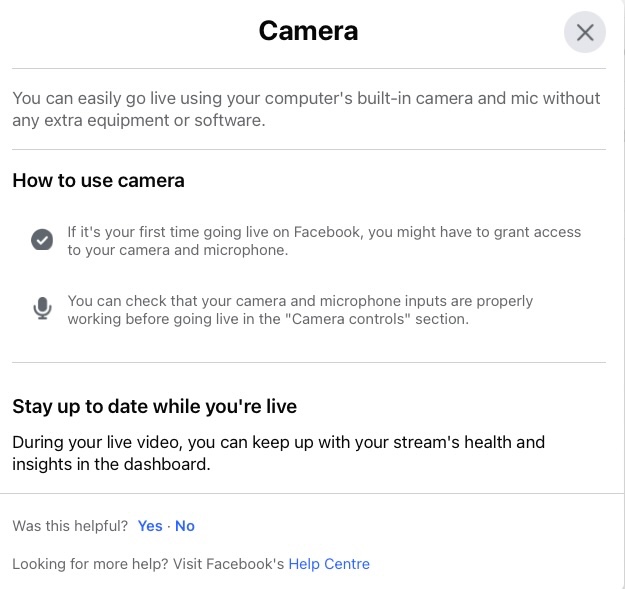 How can I give Facebook access to my came… - Apple Community