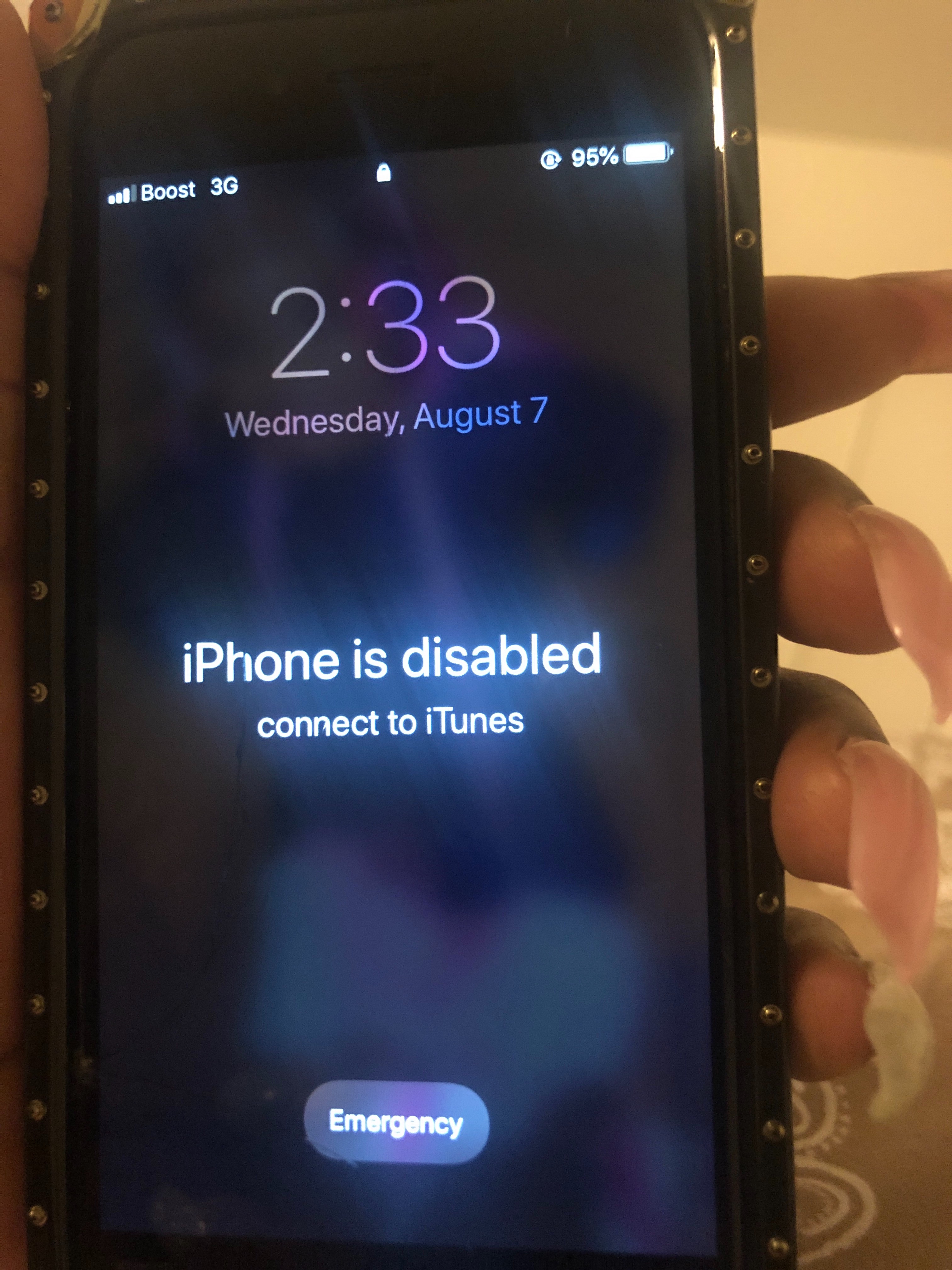 Phone Is Disabled Connect To Itunes Apple Community