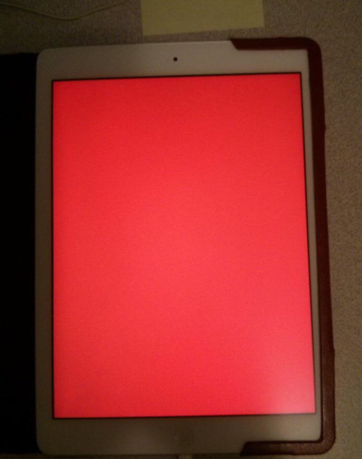 edderkop tage medicin mikrobølgeovn My ipad just got red screen and a few hou… - Apple Community