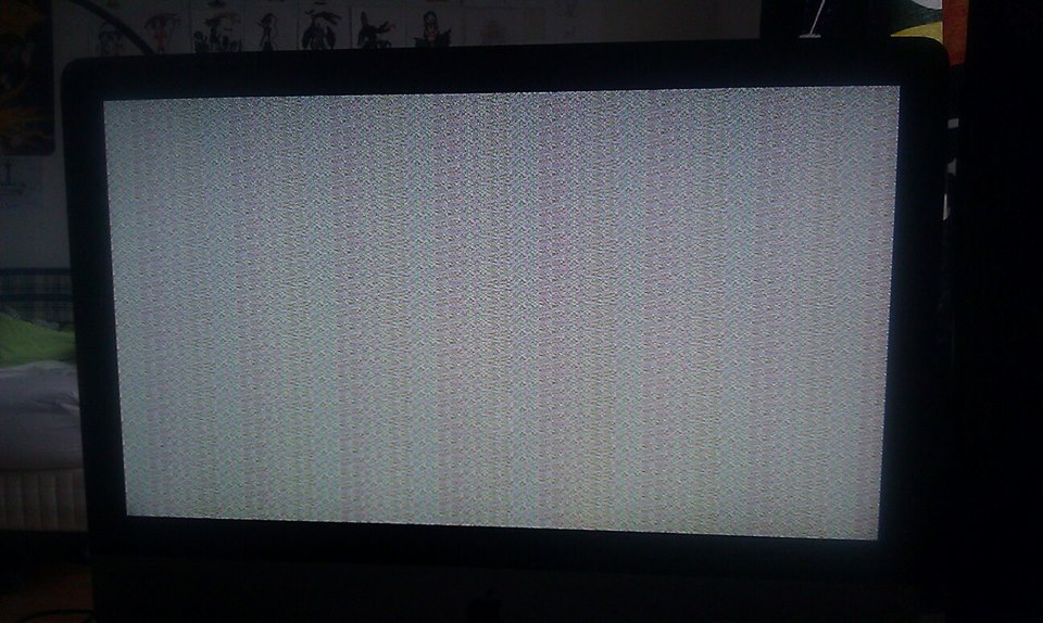 iMac screen went "static", what s… - Apple Community