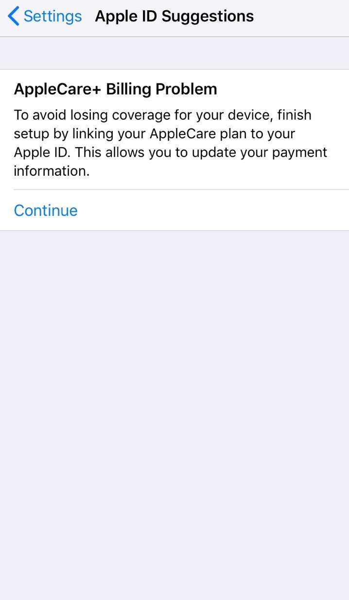 iOS AppleCare+ Billing Problem Apple Community