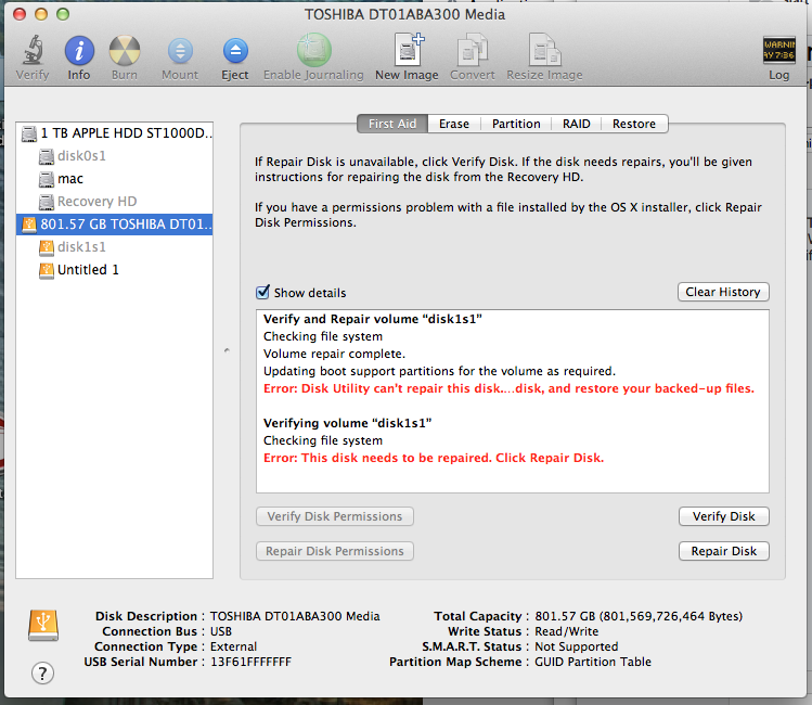 External hard drive not showing its full … Apple Community