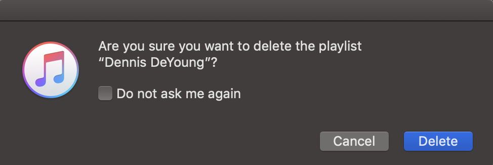 How to delete a playlist in iTunes 12.9.2… - Apple Community
