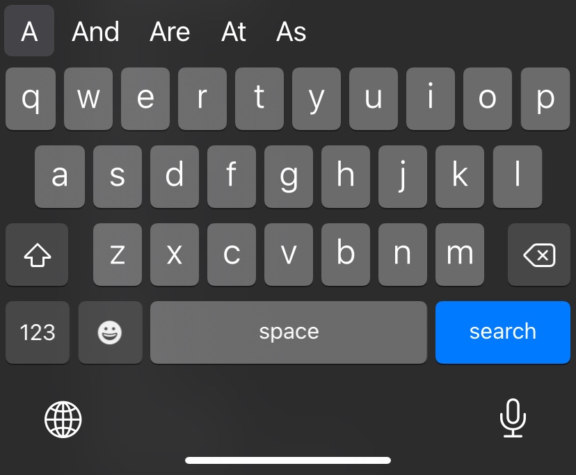 dictionary thing above keyboard, what is … Apple Community