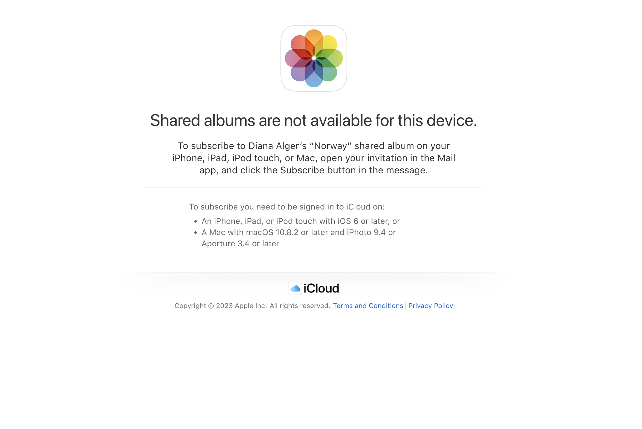 cannot-open-photo-album-invitation-apple-community