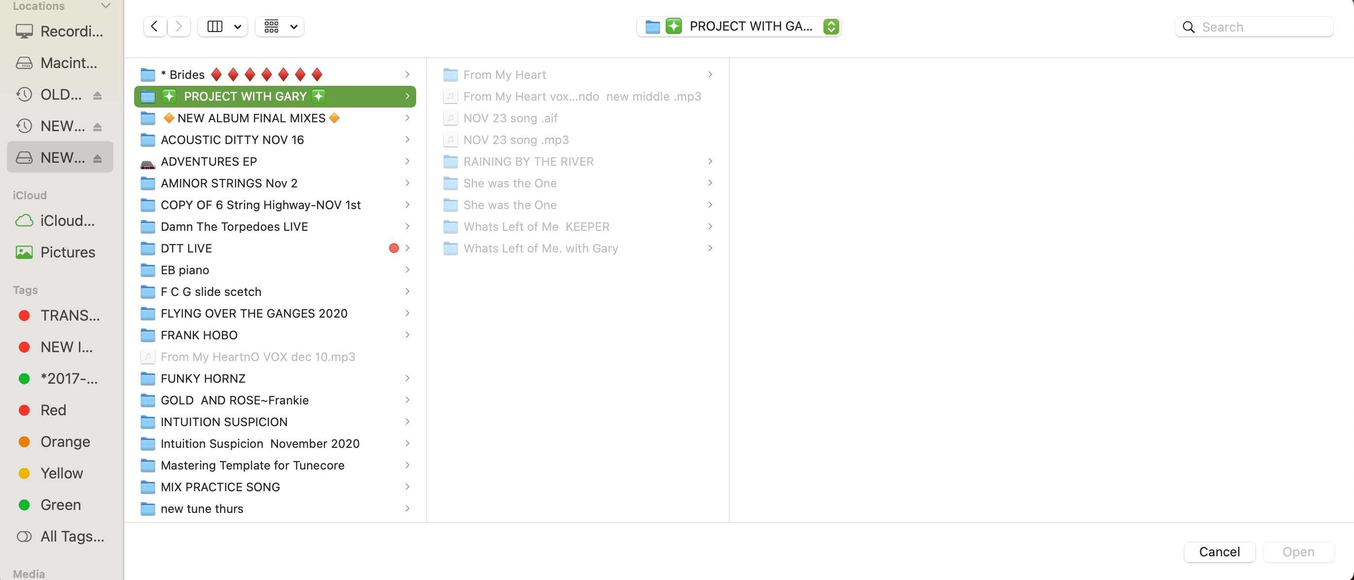 Folders "greyed out ' Big Sur i mac 2020 Apple Community