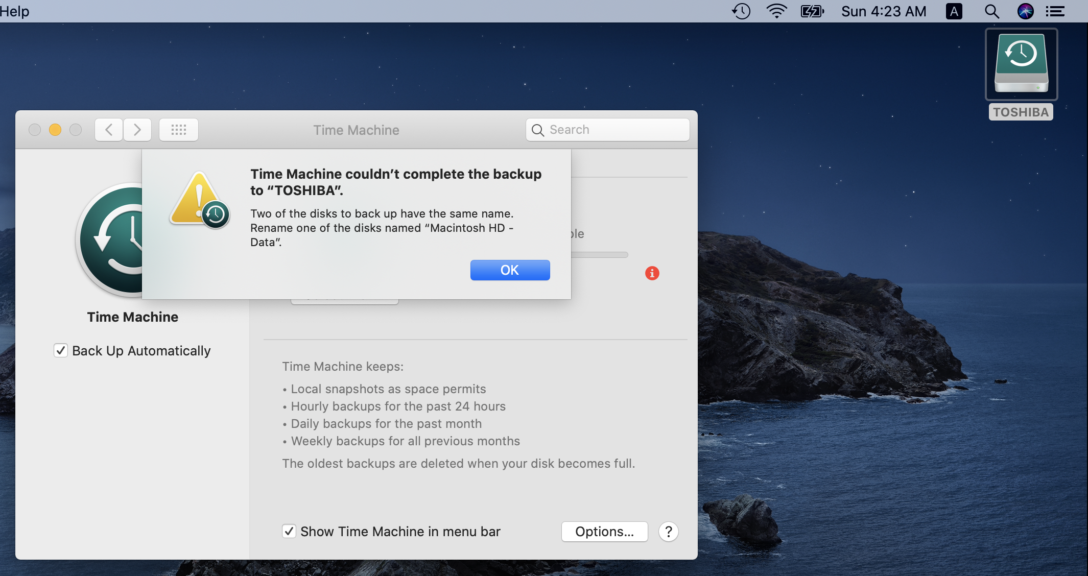 Time Machine Apple Community