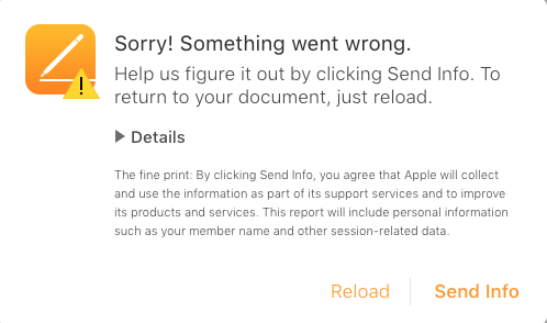 Something Went Wrong: Error Message - Apple Community