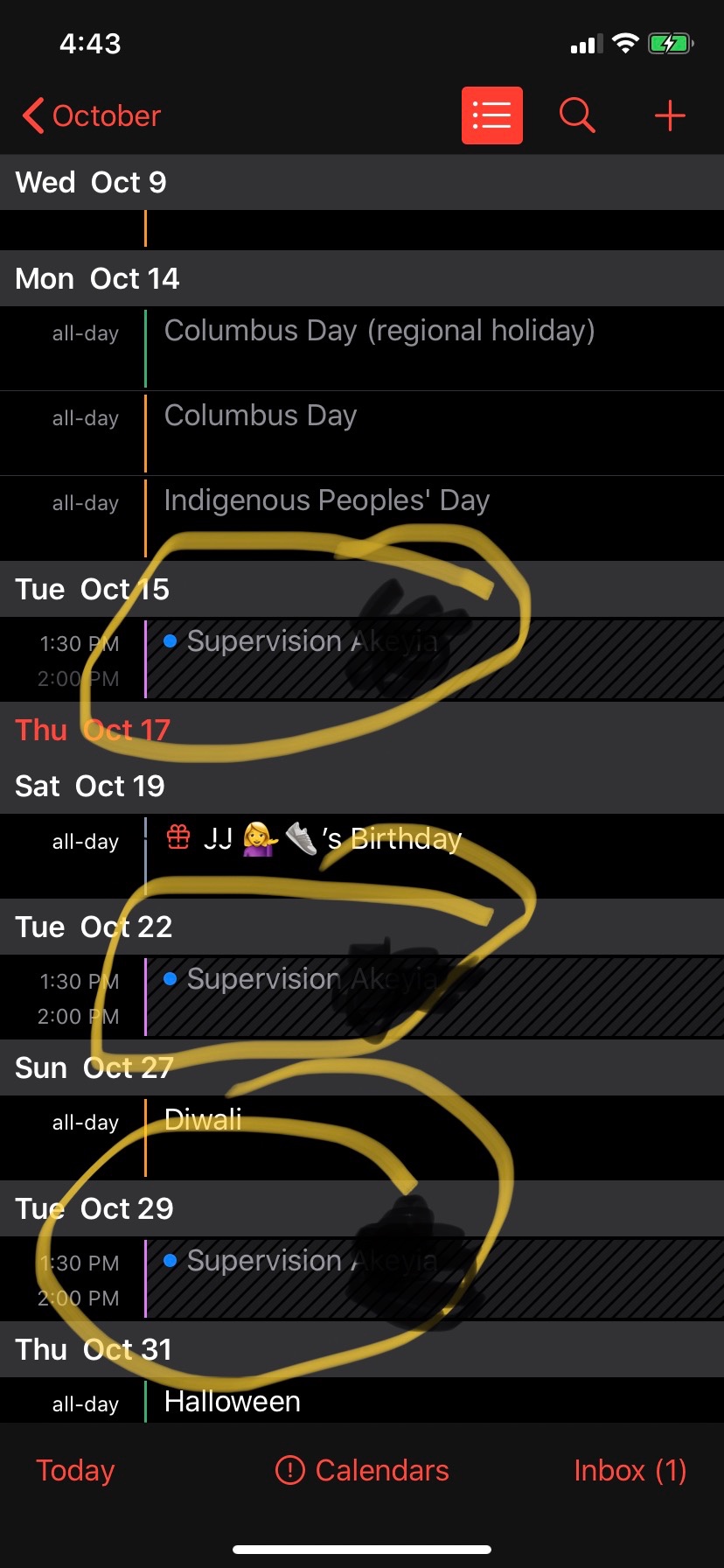 Can t delete events from iPhone calendar Apple Community