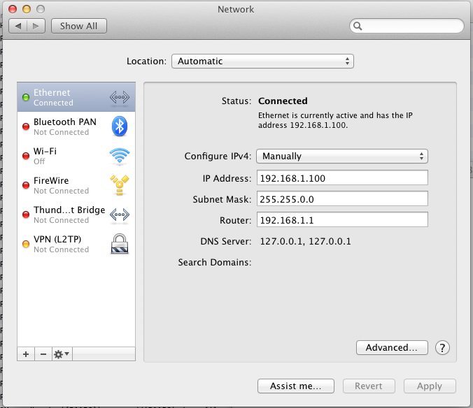 How do I set a static IP for Mac Mini Ser… - Apple Community