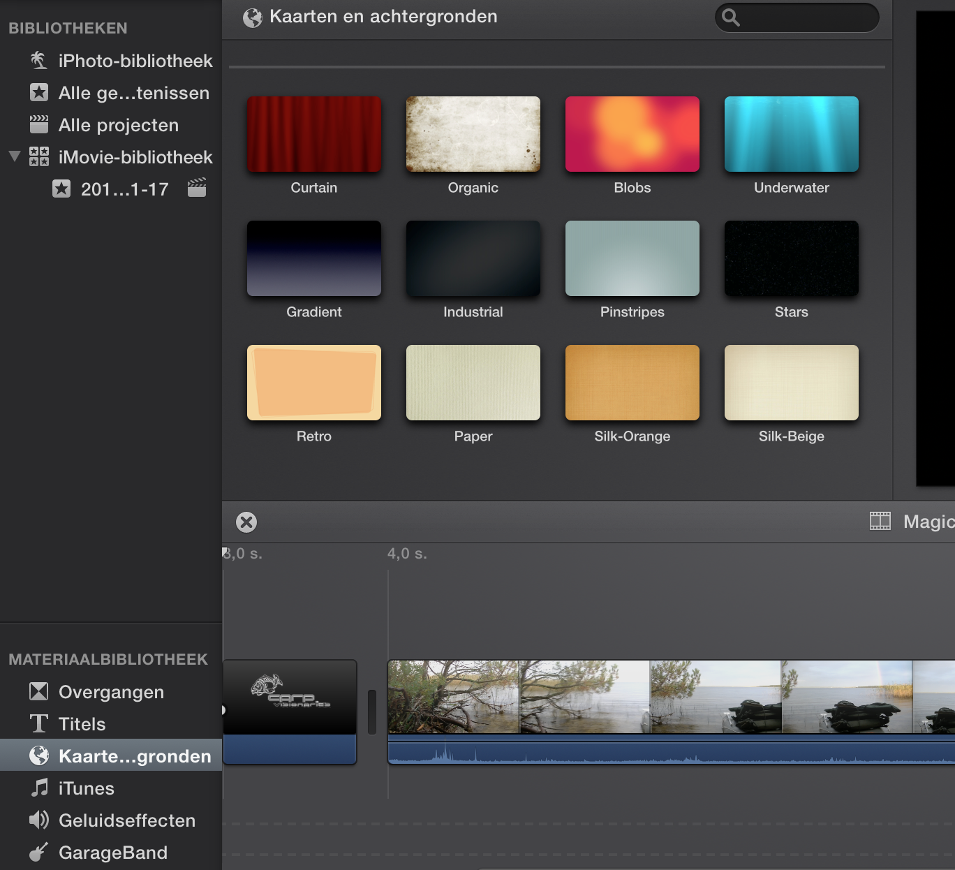 Where is the black background in Imovie 1… Apple Community