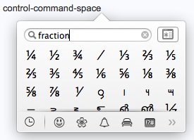 How To Get Symbols For Fractions Apple Community