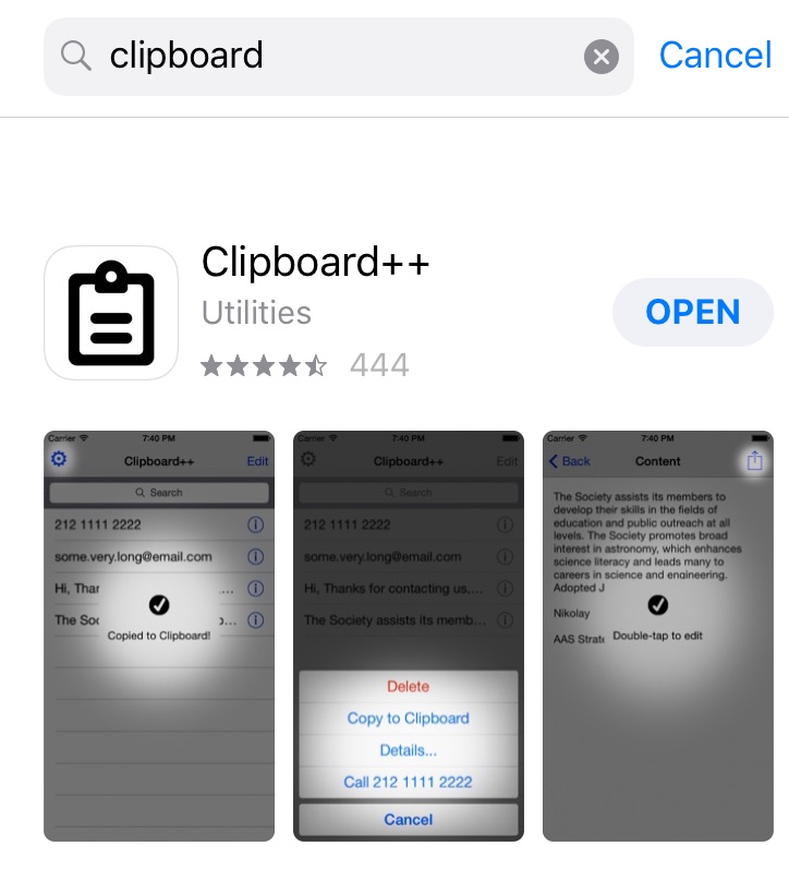 Clipboard Apple Community