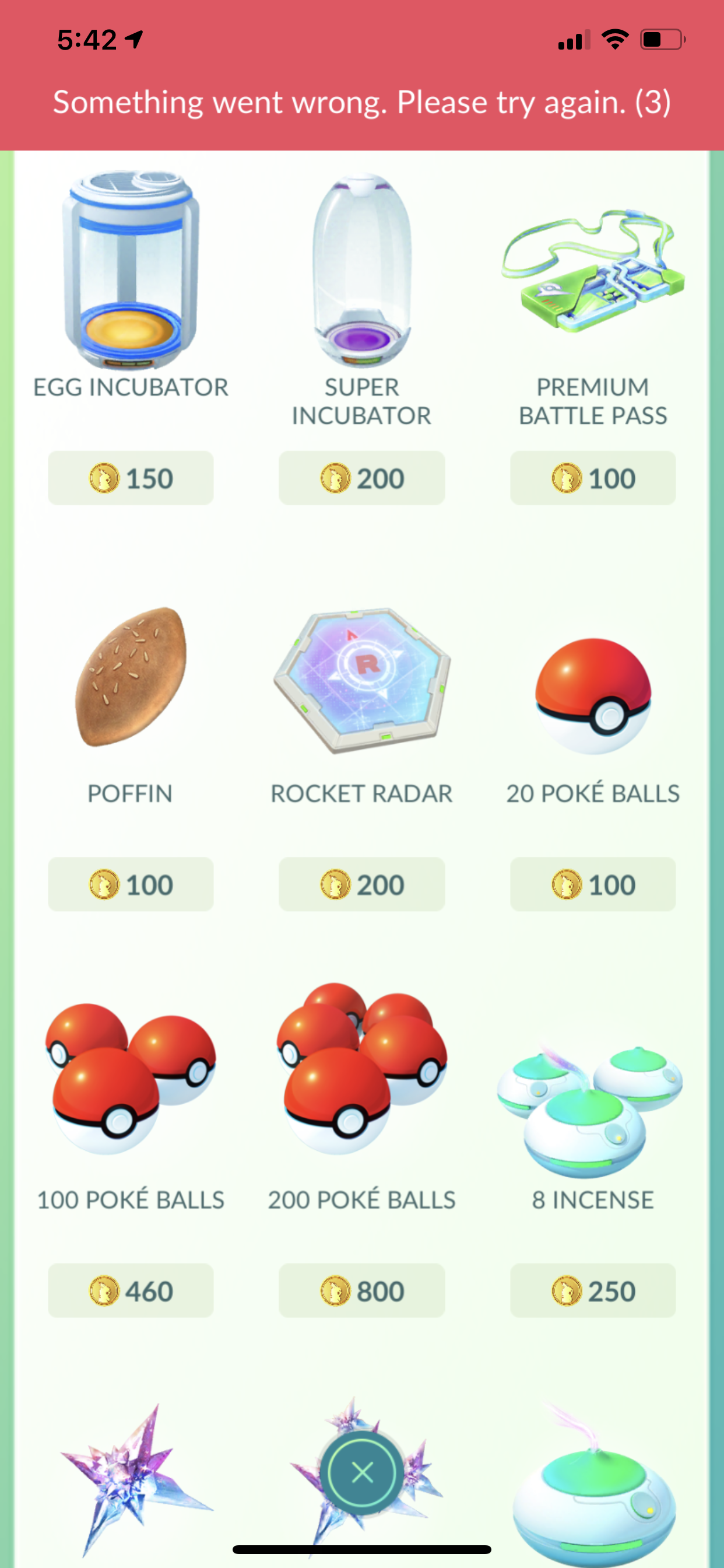 Unable to make purchases in Pokémon GO - Apple Community