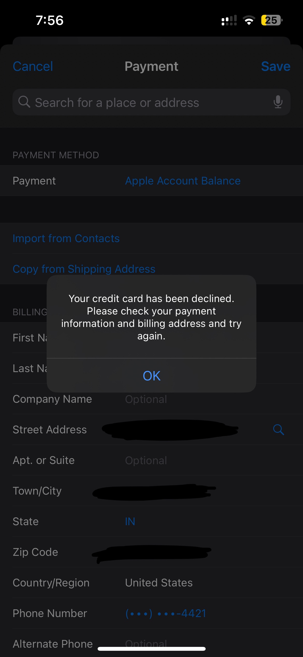 Apple Account Balance declined Apple Community