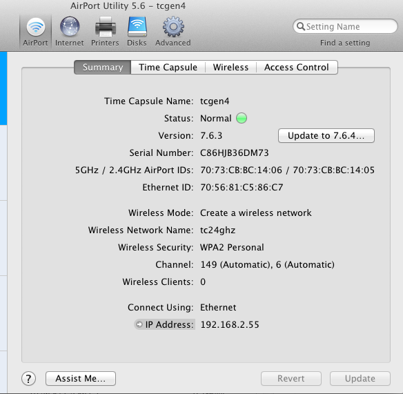 What is the WAN MAC address? Apple Community