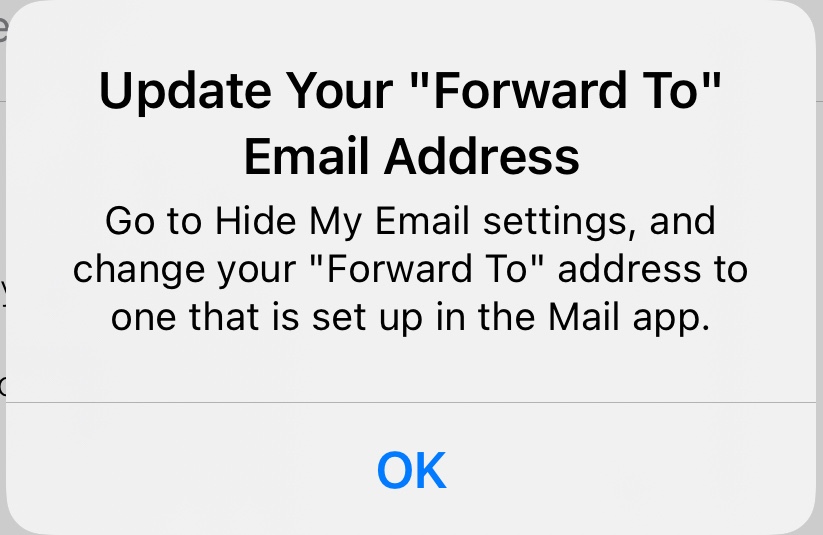 Why Need To Update Forward To Email To Apple Community