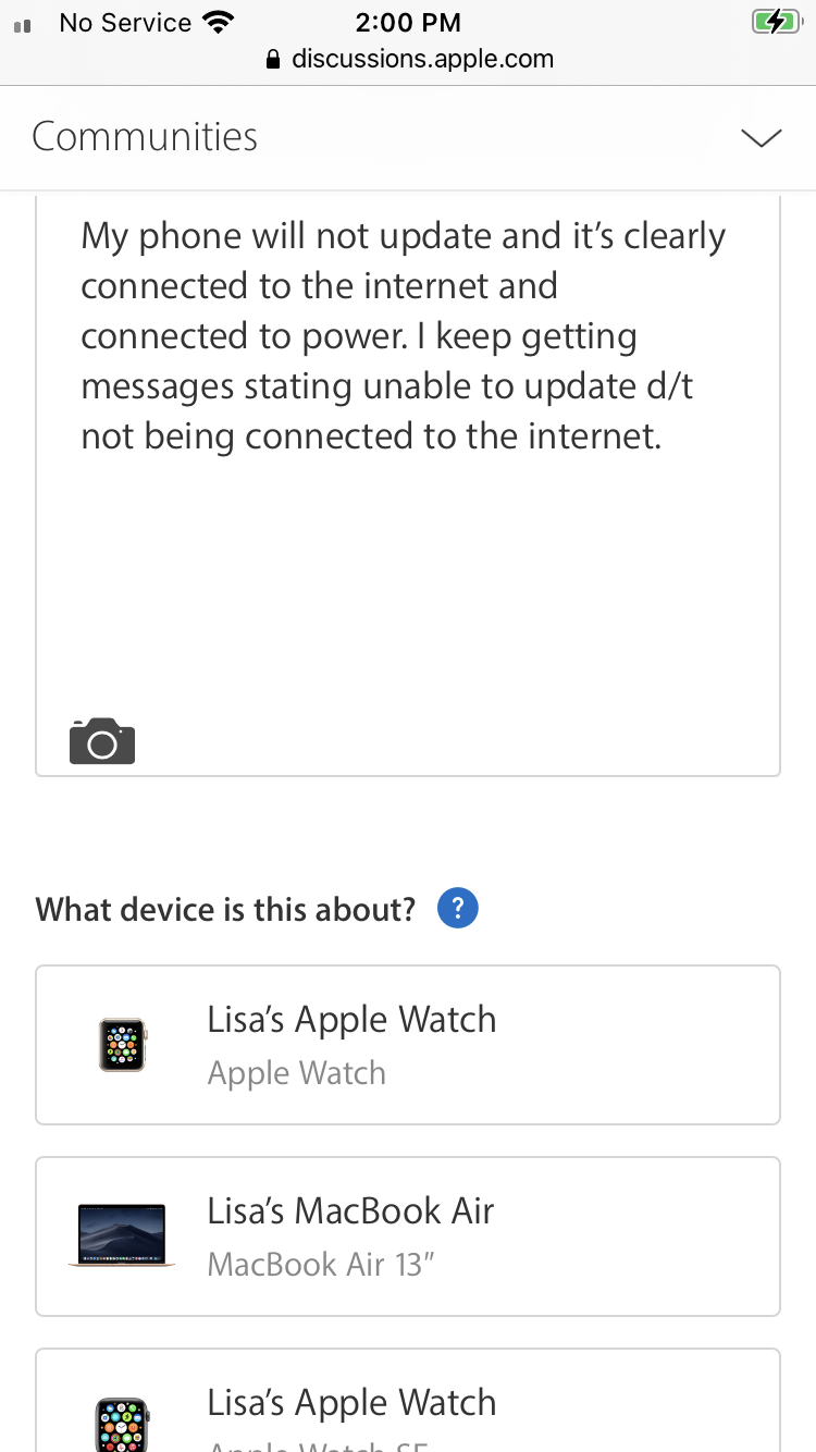 My phone will not update and it’s clearly… Apple Community