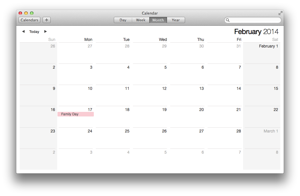 Canadian holidays in Mac Calendar? - Apple Community