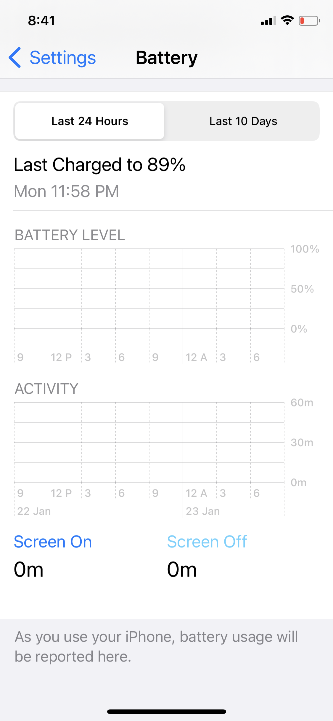 battery level, activity and usage by app … Apple Community