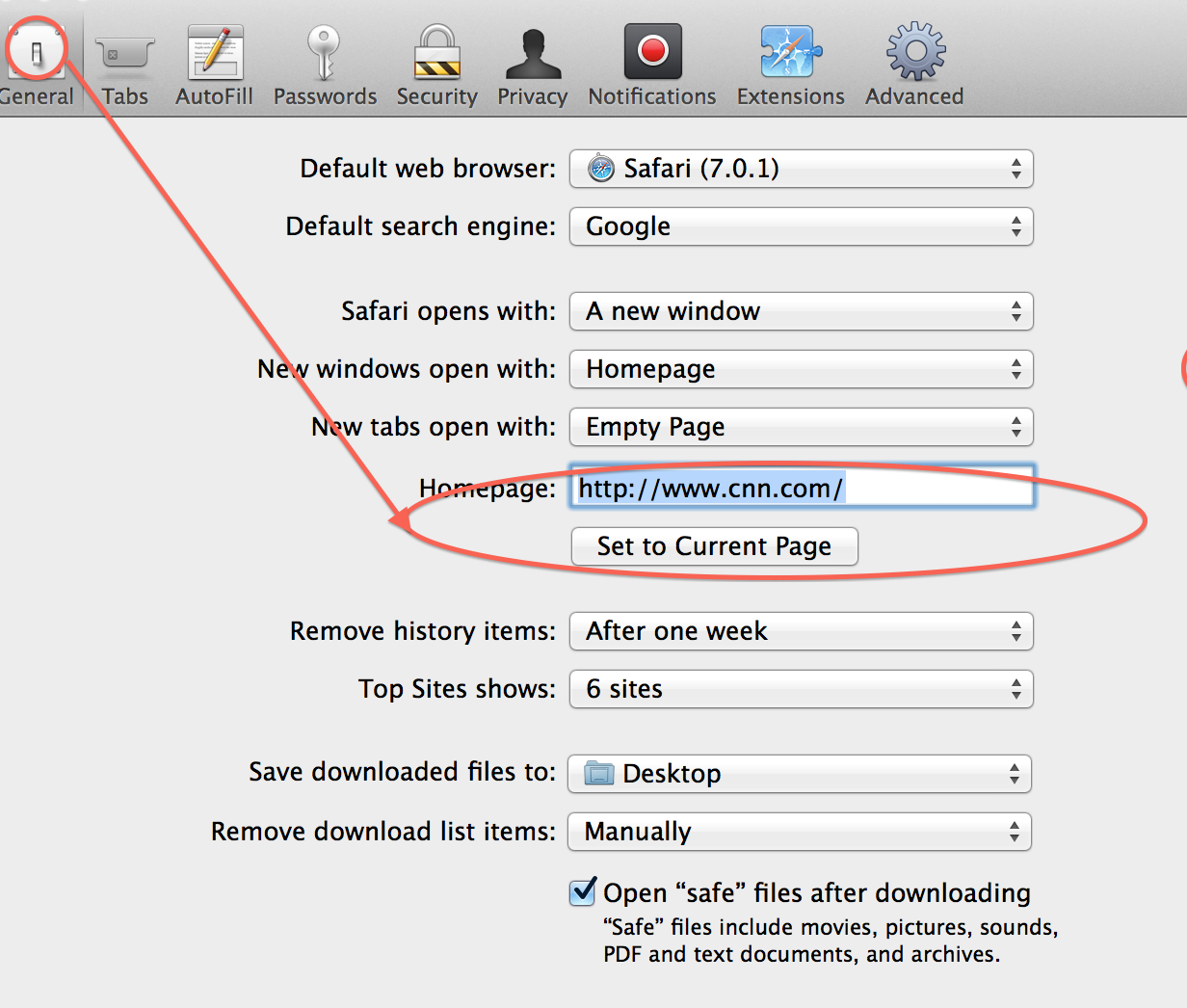 how to change safari homepage - Apple Community
