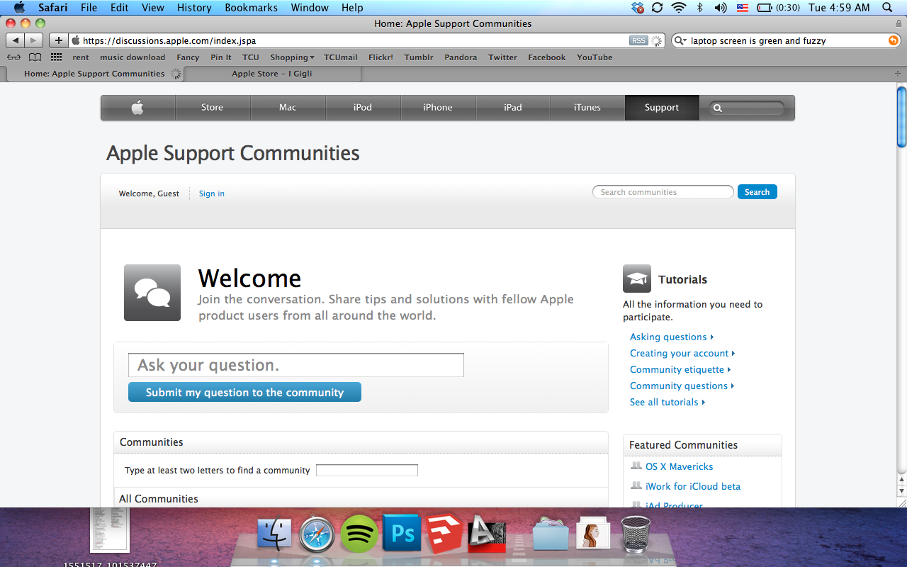 2009 Macbook Pro screen turned green and … Apple Community