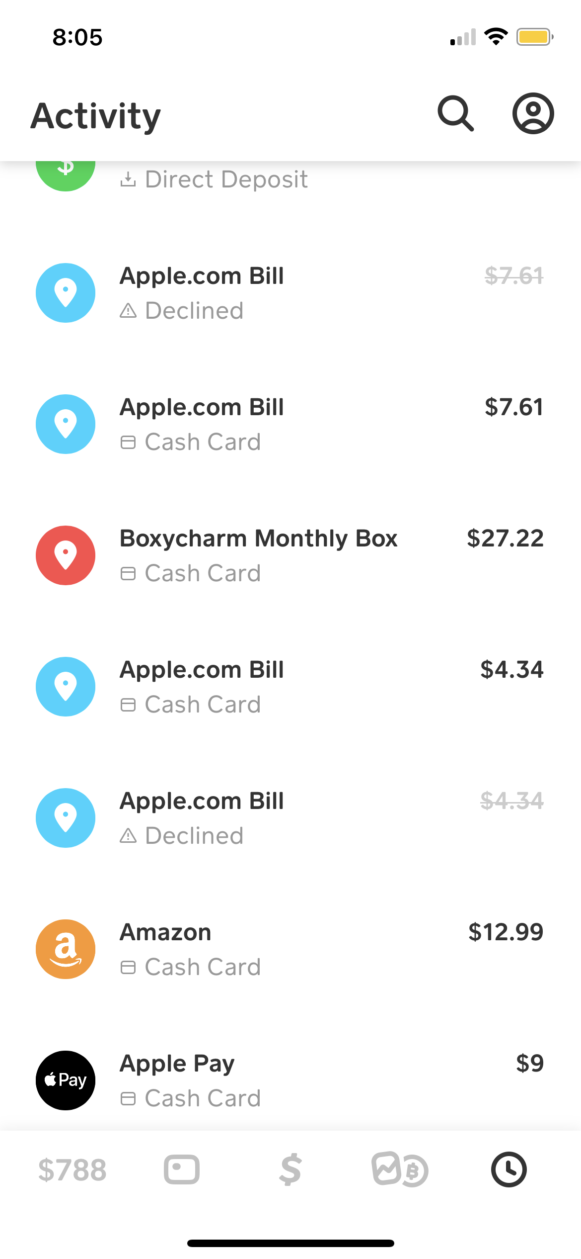 Apple com bill сняли деньги