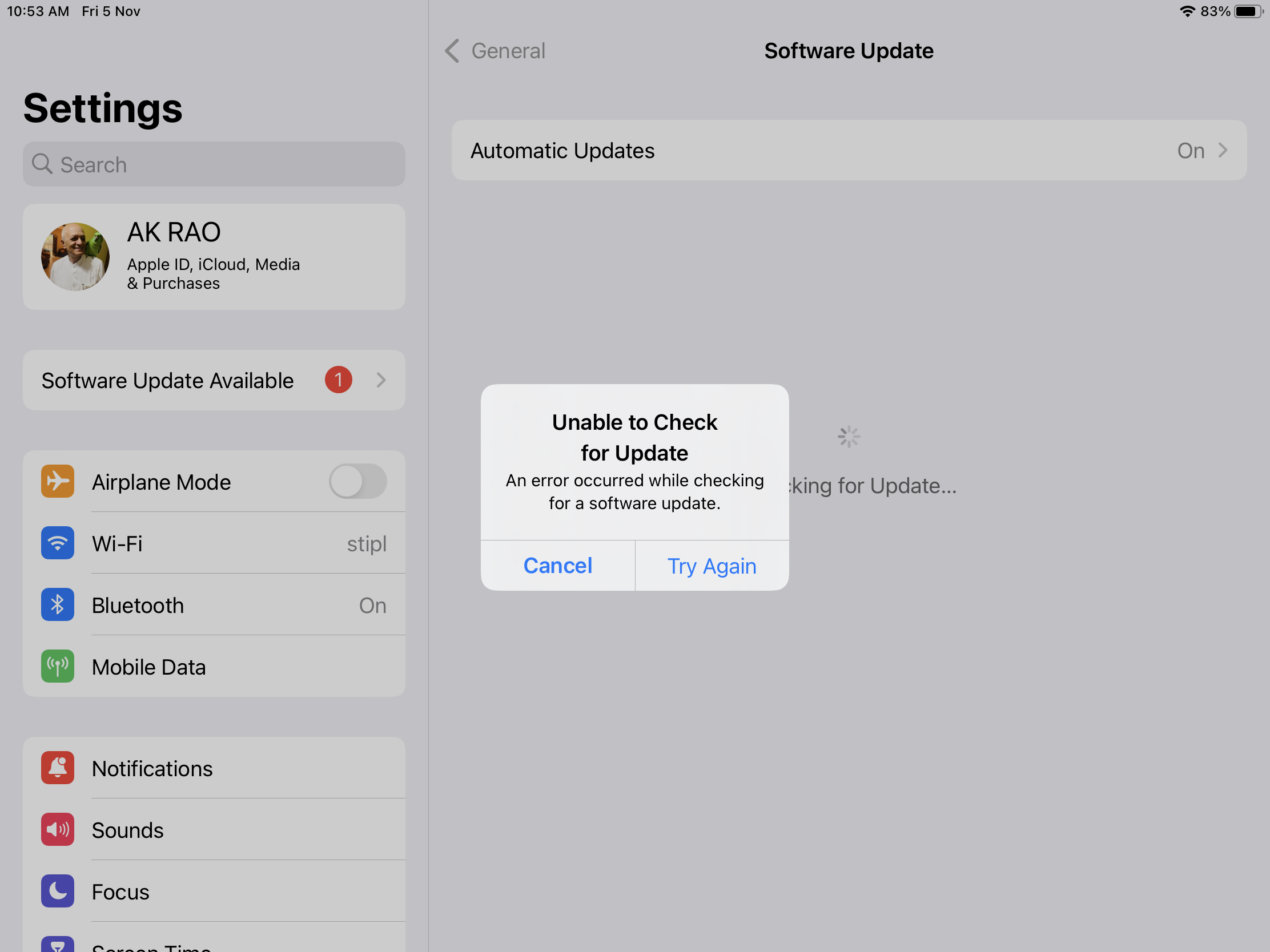 My iPad is not updating to ios 15 Apple Community