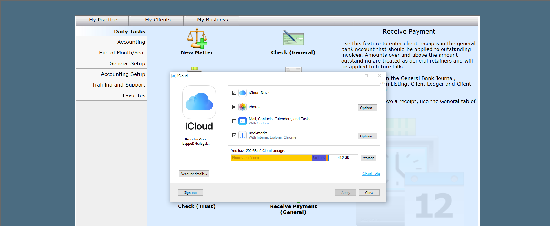iCloud control panel popping up - Apple
