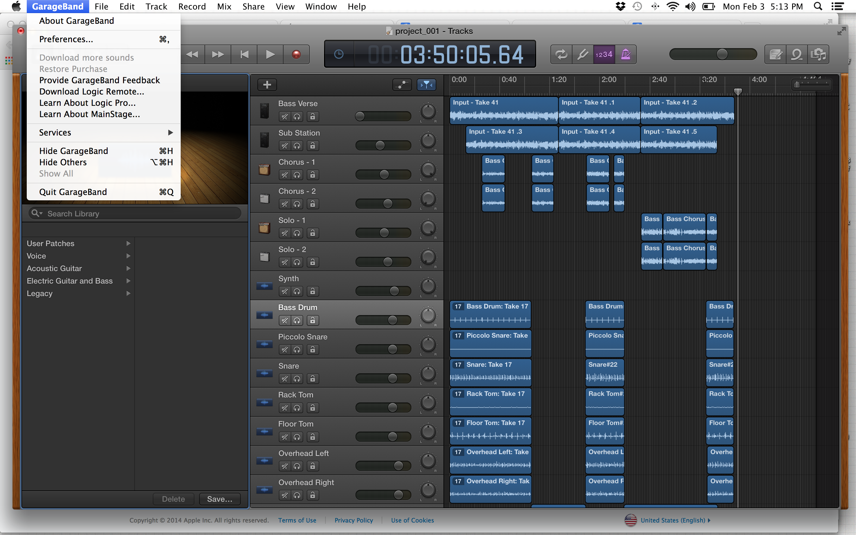 GarageBand 10 Sound Patches Apple Community