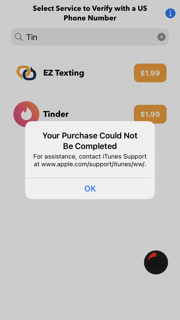 Payment could not be completed - Apple Community