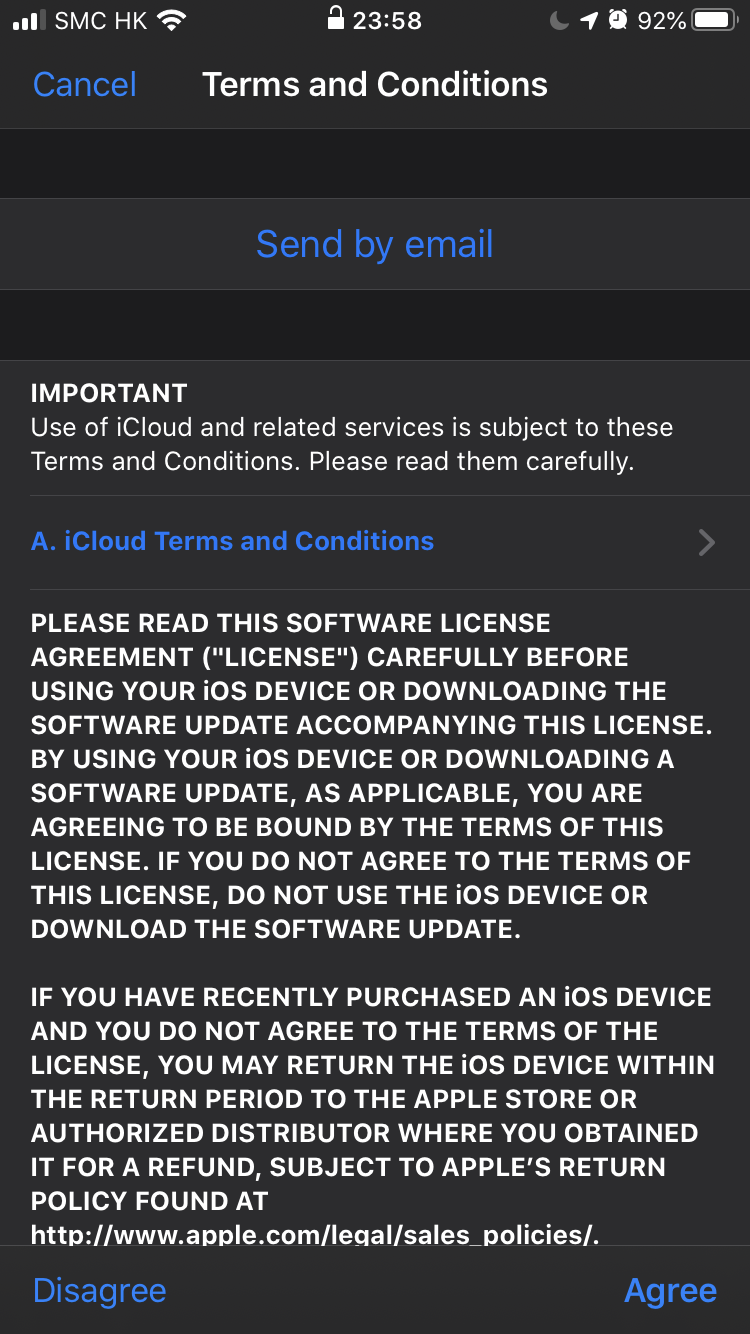 Terms and Conditions are in Russian / not… - Apple Community