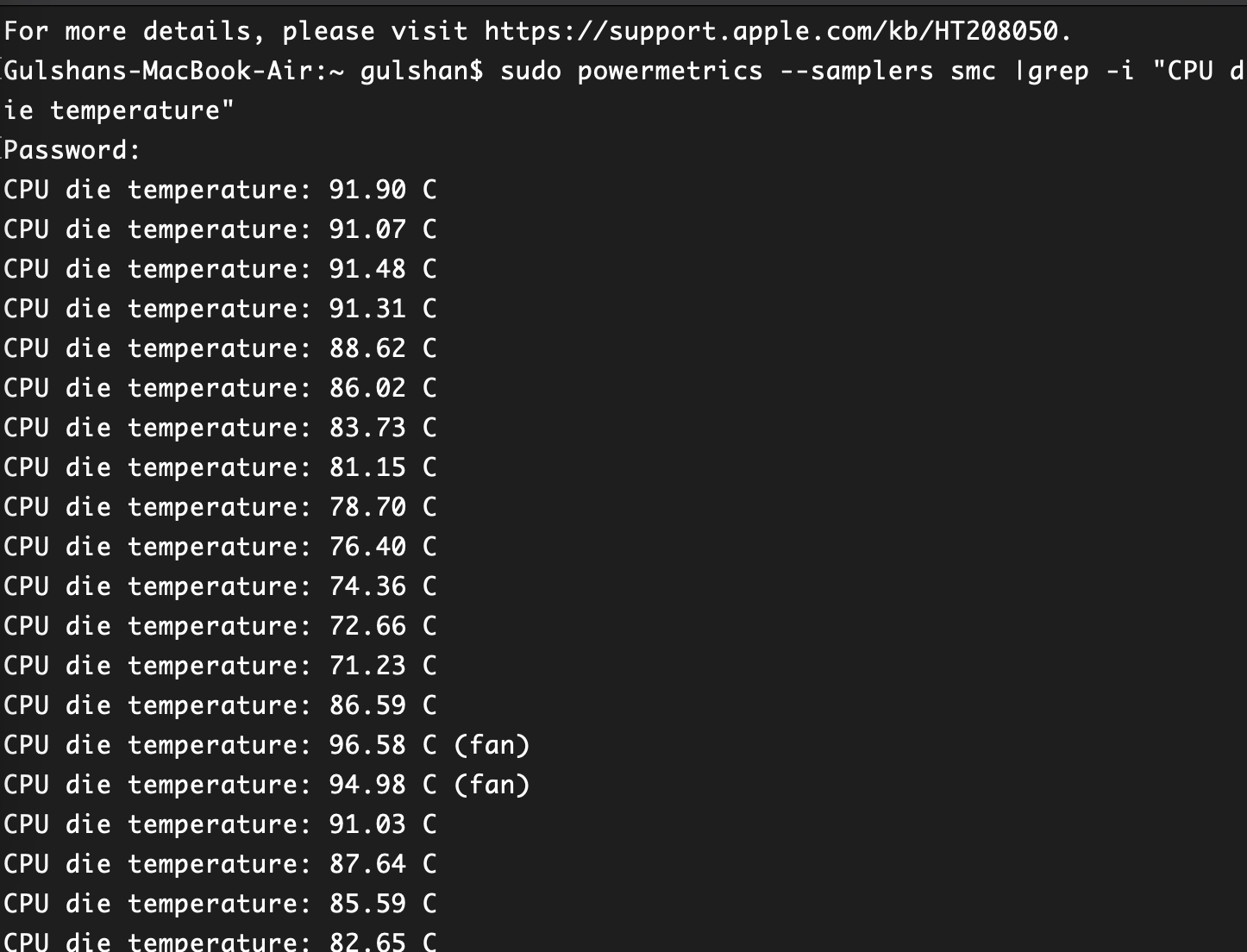 Macbook air 2018 retina gets overheated w… Apple Community