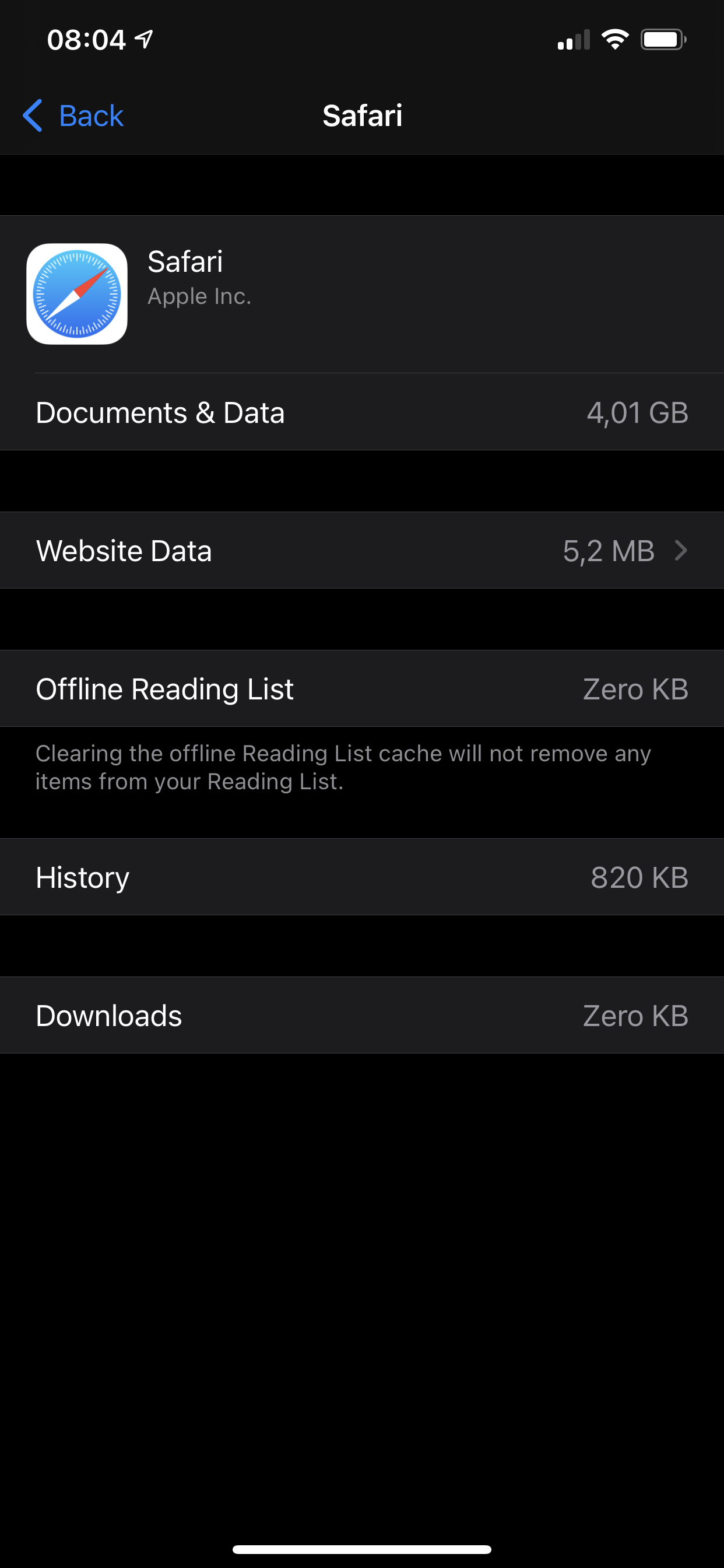 my safari is taking up too much space Apple Community
