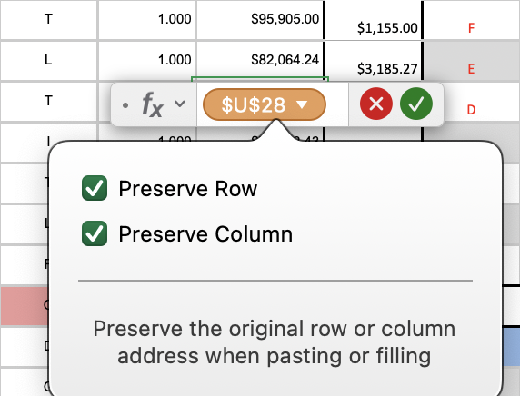 PRESERVE ROW PRESERVE COLUMN FUNCTION Apple Community