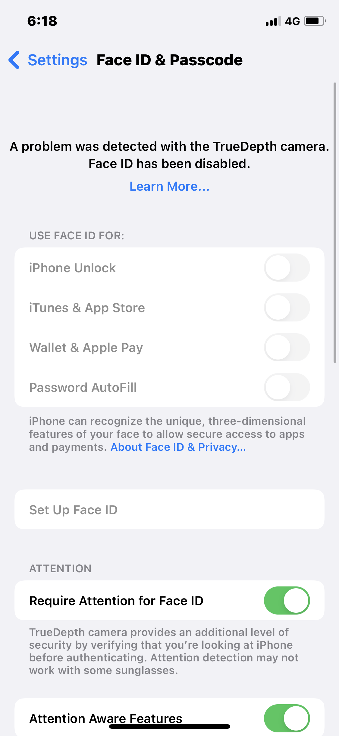 My Face ID has been disabled Apple Community