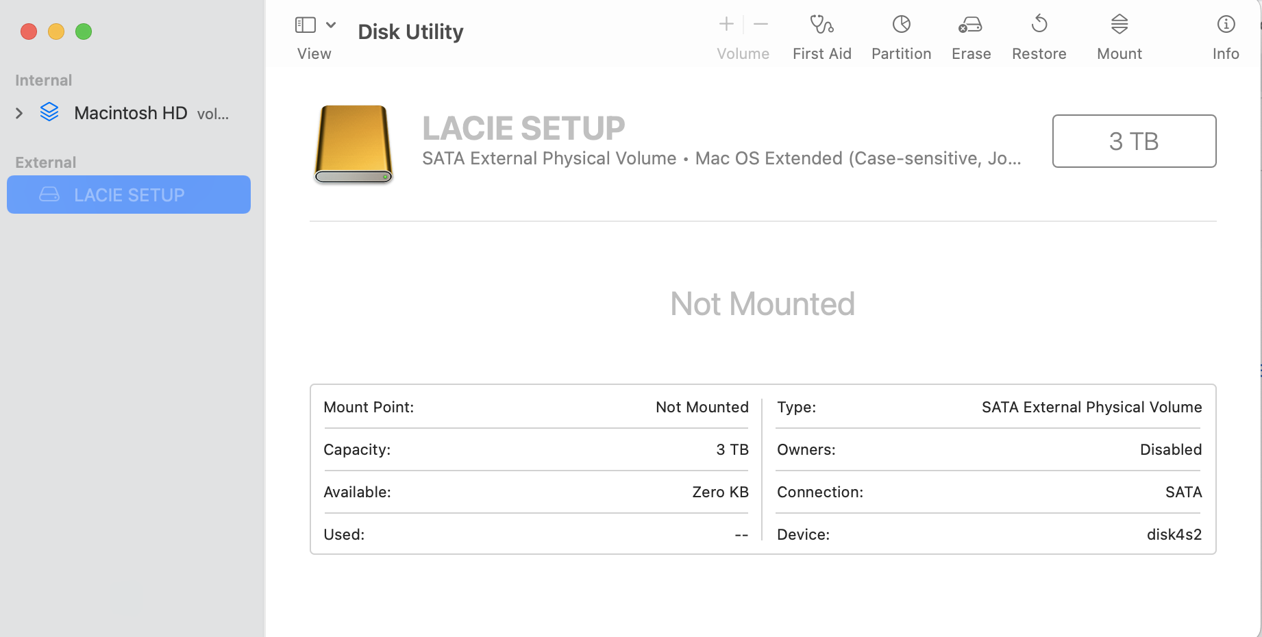 External hard drive stopped being recogni… Apple Community