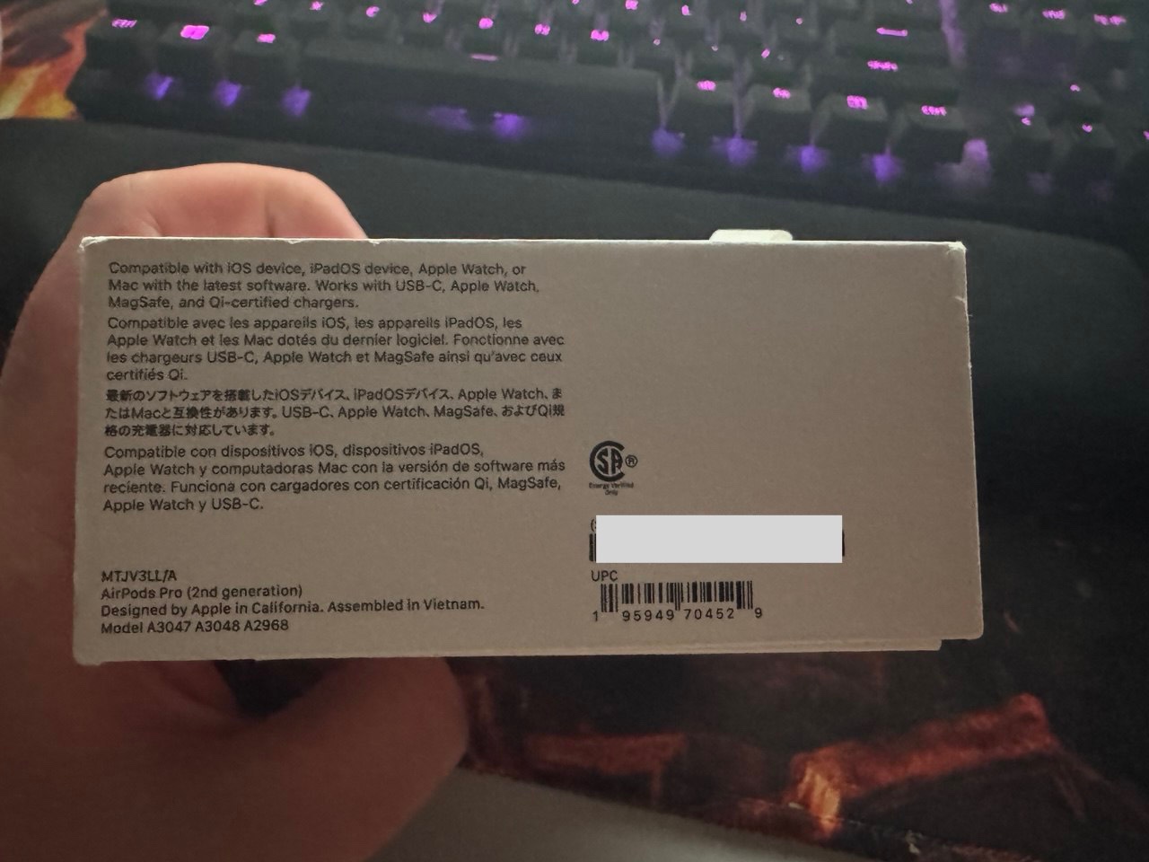 Airpods 2 pro M/F/N/P rules - Apple Community