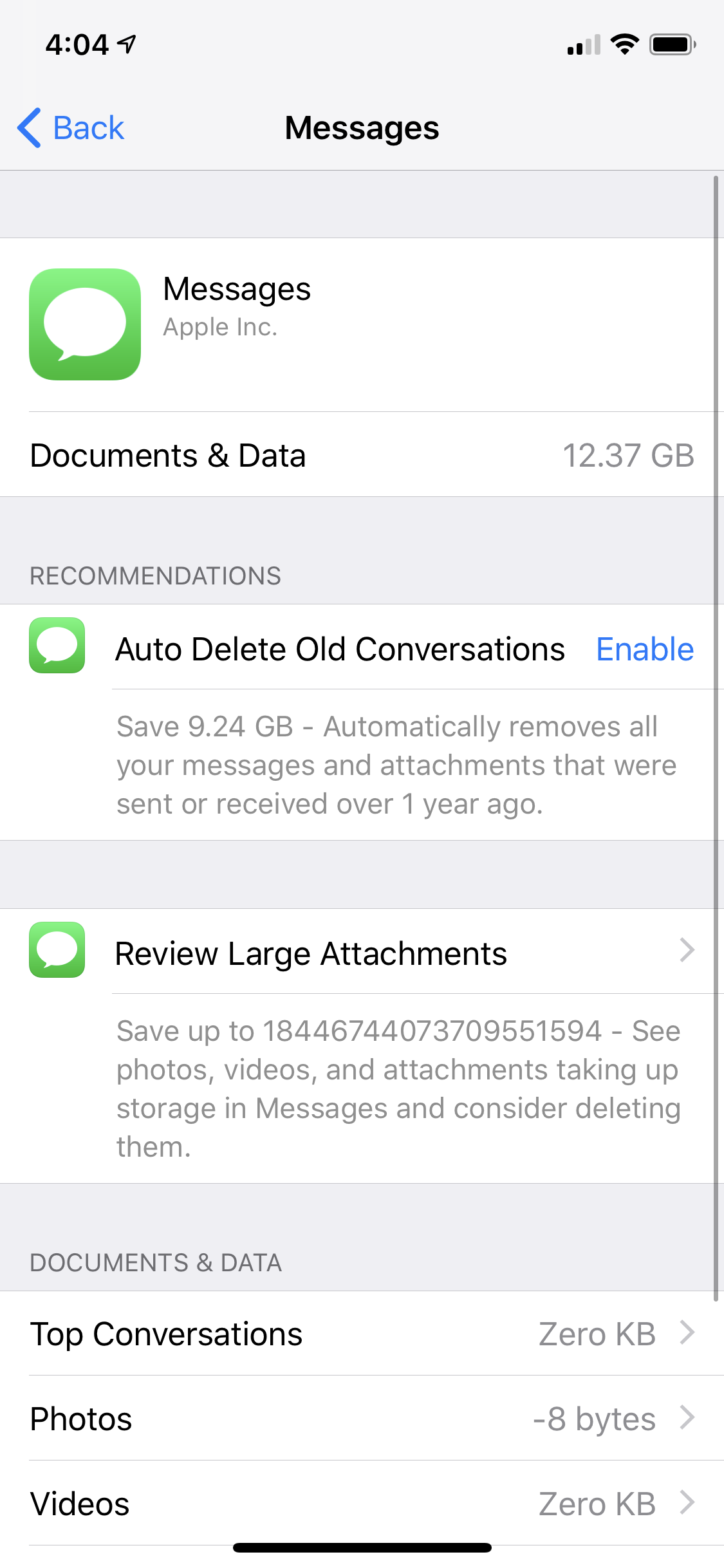 iMessage icloud corrupt database - Apple Community