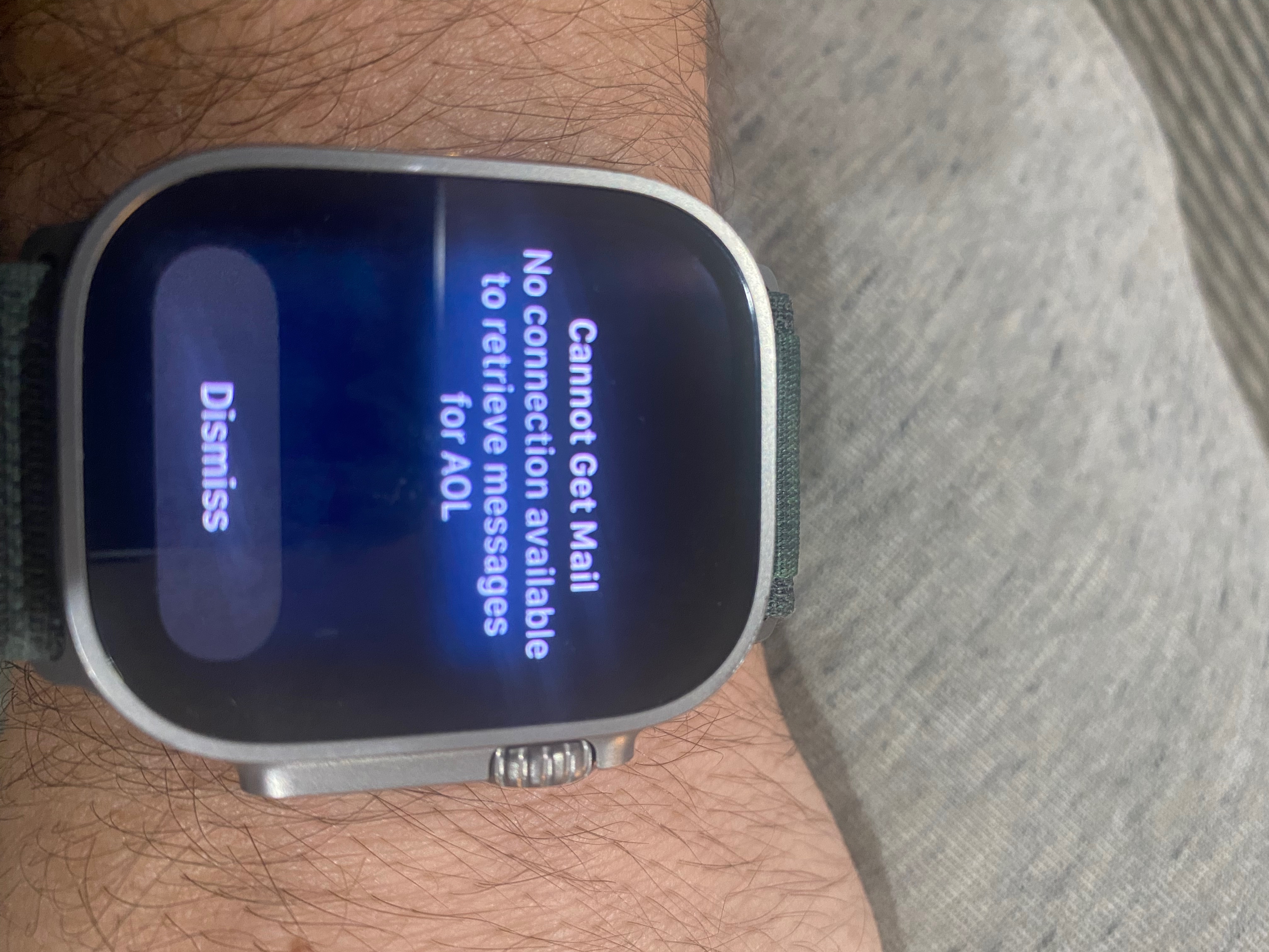 Apple watch 2025 no mail account