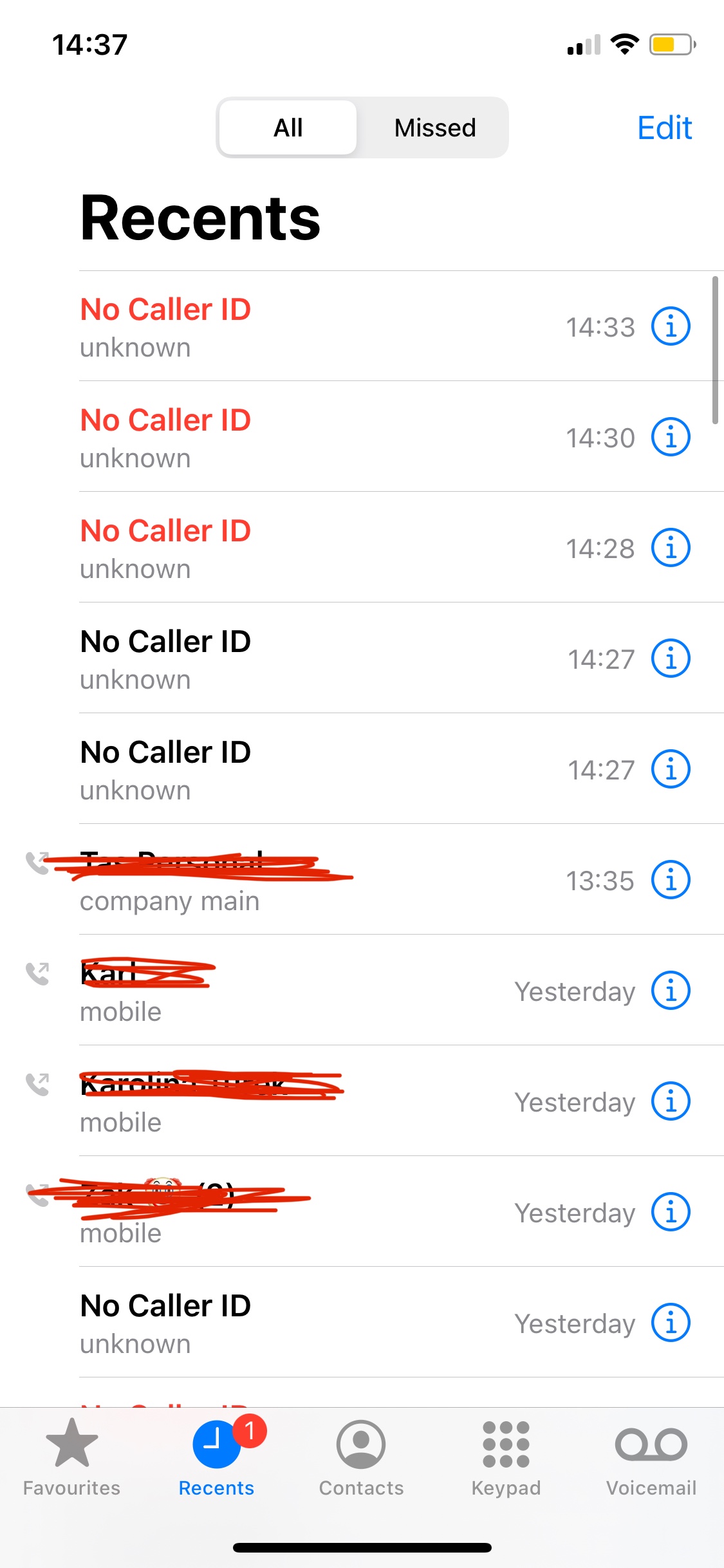 No Caller Id Apple Community